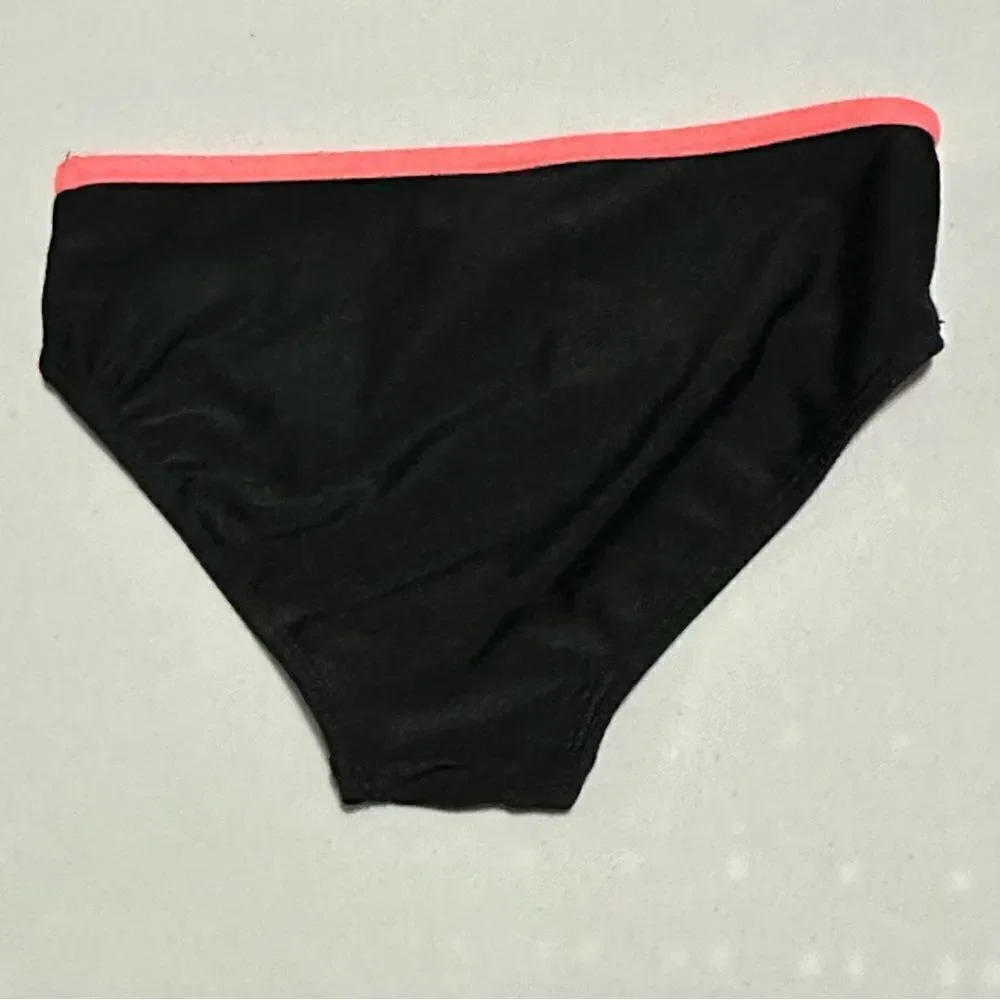 Gerry - black and orange tankini style swim suit girls size S 7/8